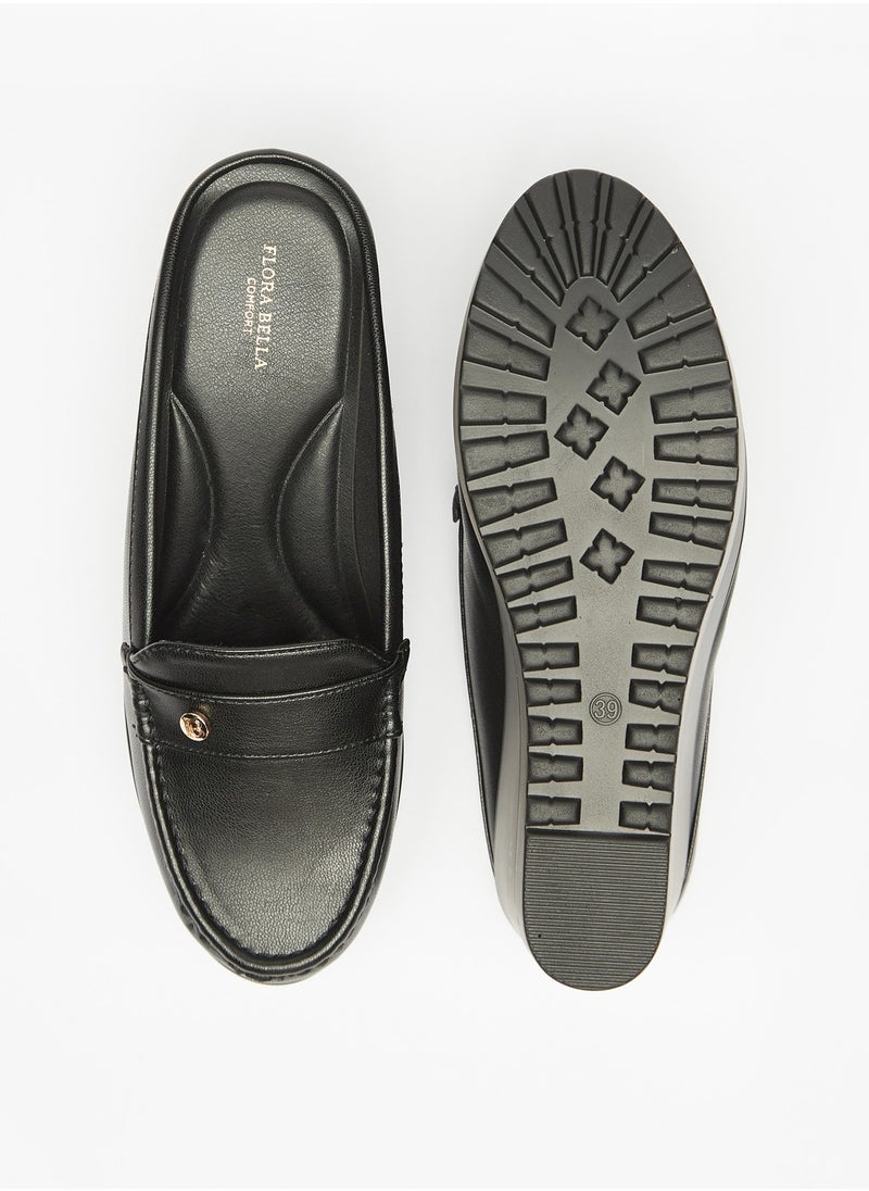 Flora Bella By Shoexpress - Womens Textured Slip-On Loafers - Image 1