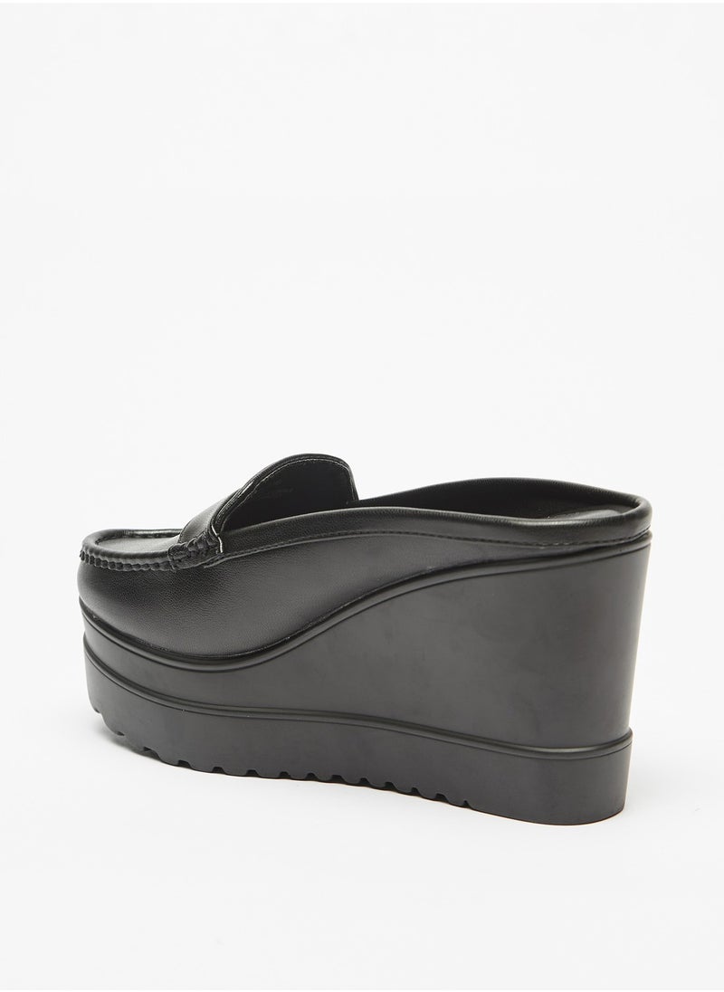 Flora Bella By Shoexpress - Womens Textured Slip-On Loafers - Image 1