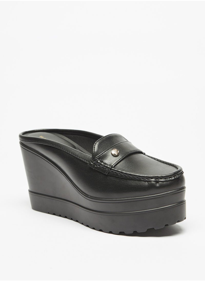 Flora Bella By Shoexpress - Womens Textured Slip-On Loafers - Image 1
