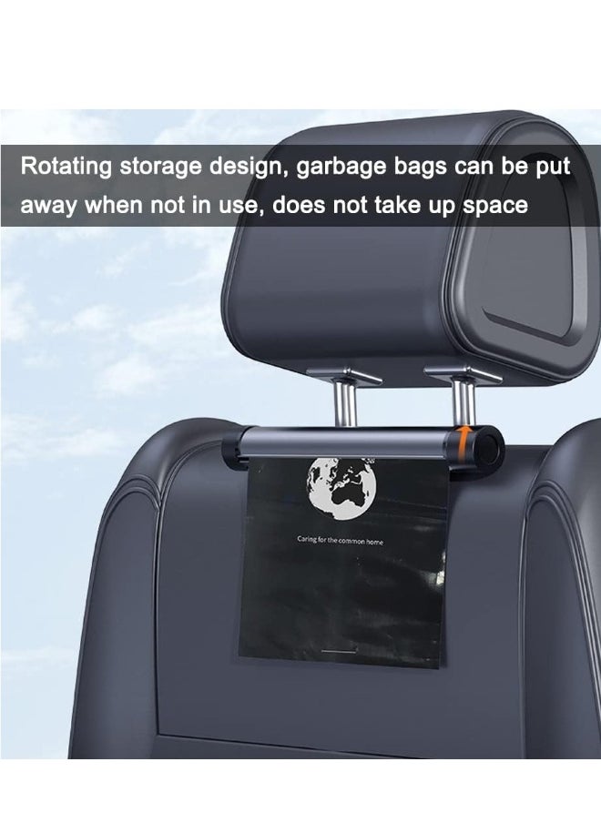 Generic 2-set Car Garbage Bag Organizer Auto Trashes Can Disposable Storage Bag with 2 Rolls Garbage Bag for Car Vehicle Truck SUV  - Image 5