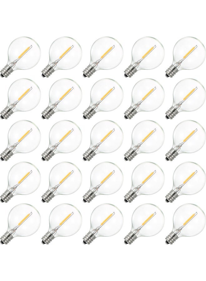 NIBEMINENT 25-Piece Bulb Lamp Set Clear/Yellow - Image 1