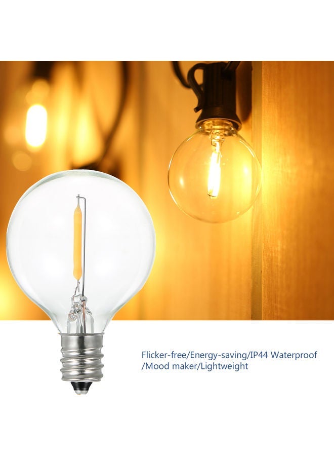 NIBEMINENT 25-Piece Bulb Lamp Set Clear/Yellow - Image 3