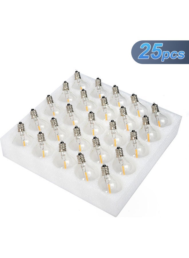 NIBEMINENT 25-Piece Bulb Lamp Set Clear/Yellow - Image 2