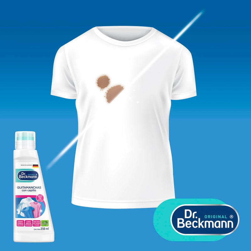 Dr. Beckmann Pre-washed Stain Remover Brush for Food Stains, Collars and Shirt Cuffs, 250 ml, 1 pc. - Image 5