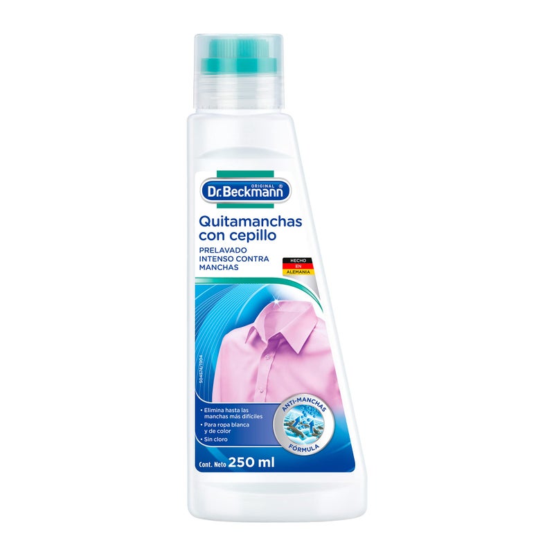 Dr. Beckmann Pre-washed Stain Remover Brush for Food Stains, Collars and Shirt Cuffs, 250 ml, 1 pc. - Image 4