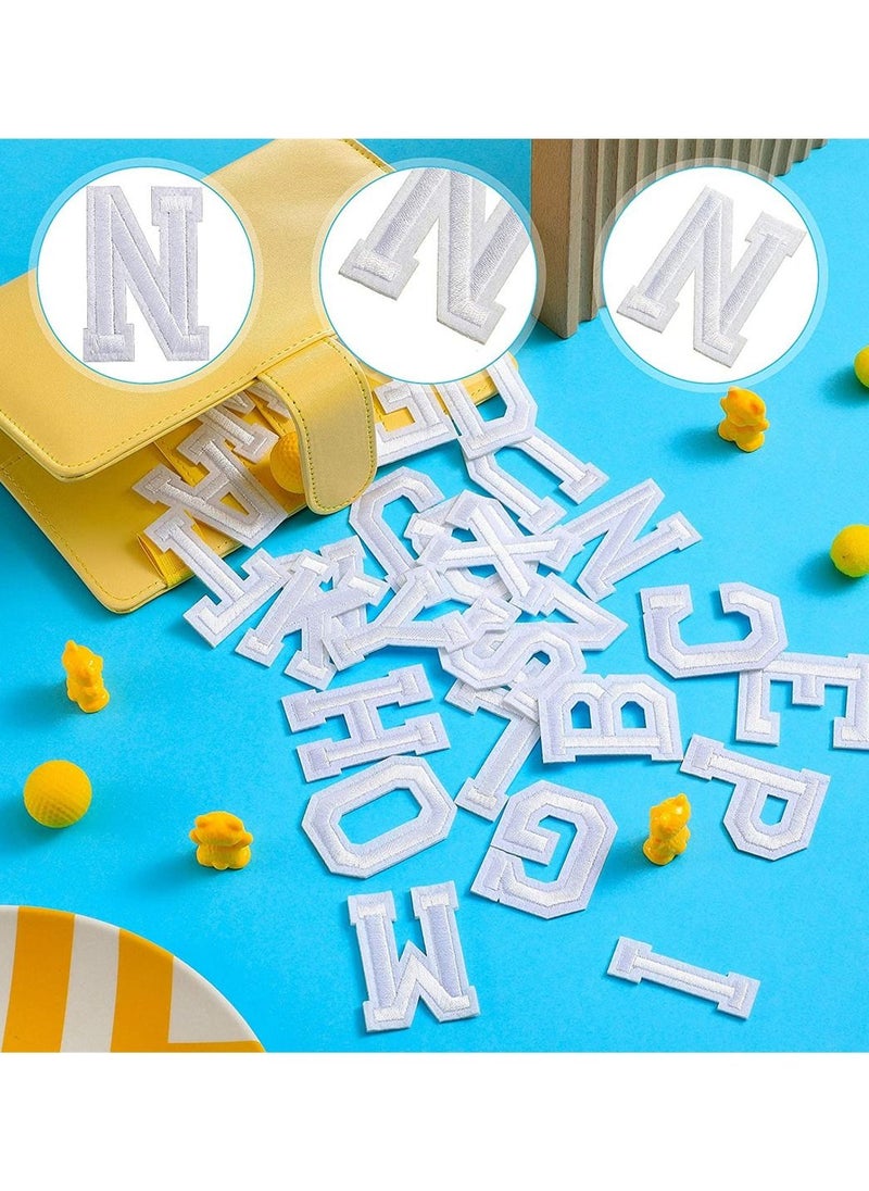 Generic - Alphabet Applique Patches, 52 Pieces Iron on Letter Patches Patch A-Z Letter Repair Patches - Image 1