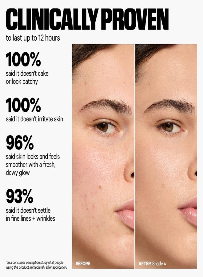 MILK MAKEUP جيل تلوين البشرة المرطب من ميلك ميك أب هايدرو جريب مع حمض الهيالورونيك - تغطية خفيفة قابلة للبناء تدوم حتى 12 ساعة مع لمسة لامعة - غير مسبب لانسداد المسام - 9 تان متوسط مع درجات دافئة، 1 أونصة - Image 3