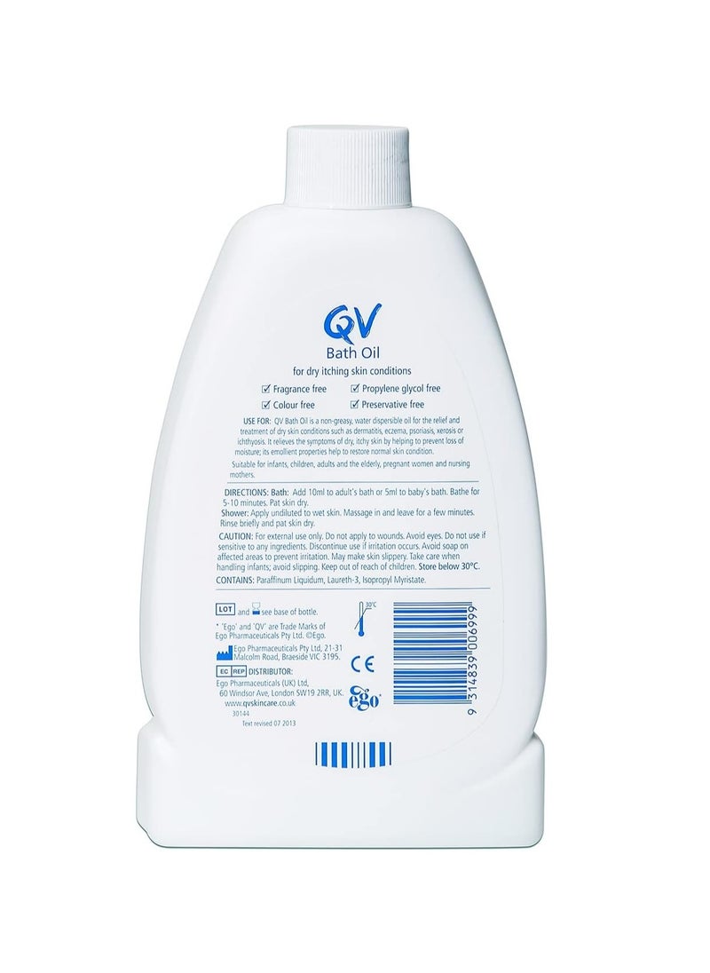 Ego QV Bath Oil 500ml  - Image 2
