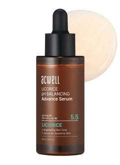 ACWELL ACWELL Licorice pH Balancing Advanced Facial Serum Ampoule 1.01 fl.oz. - Radiance and Dark Spot care Face Serum for Dull Skin, Reduces Acne and Blemishes, Minimizes Fine Lines, Healthy Glow Skin  - Image 1