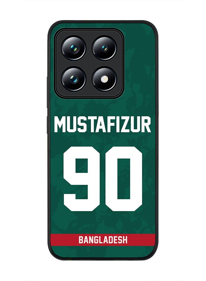 Stylizedd For Xiaomi 14T pro Case,Slim fit Camera Protection, Shockproof Thin Phone cover - Bangladesh Mustafizur Rahman, Jersey No 90 - Image 1