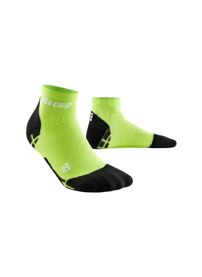 CEP CEP - Ultralight Compression Socks Low Cut Flash Green/Black Men