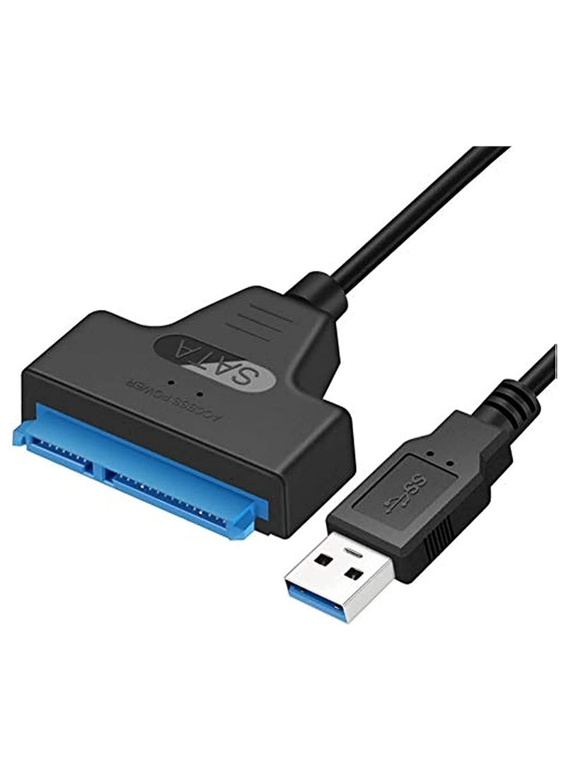 VIUAUAX USB 3.0 to SATA 2.5" SSD HDD External Hard Drive Adapter Data Cable.Supports 2.5" SATA HDD or SSD hard drive.  - Image 1