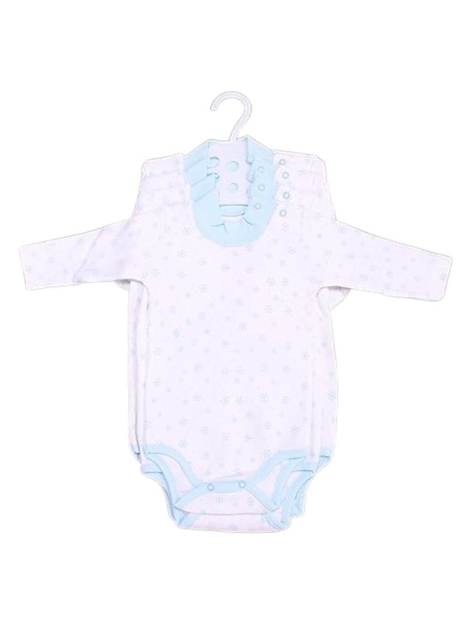 فيشين مجموعة من 4 ملابس داخلية بأكمام طويلة ورقبة دائرية من VITION للأولاد والبنات من عمر 3 إلى 24 شهرًا، قمصان قطنية مريحة للأطفال (صنع في تركيا) - Image 1