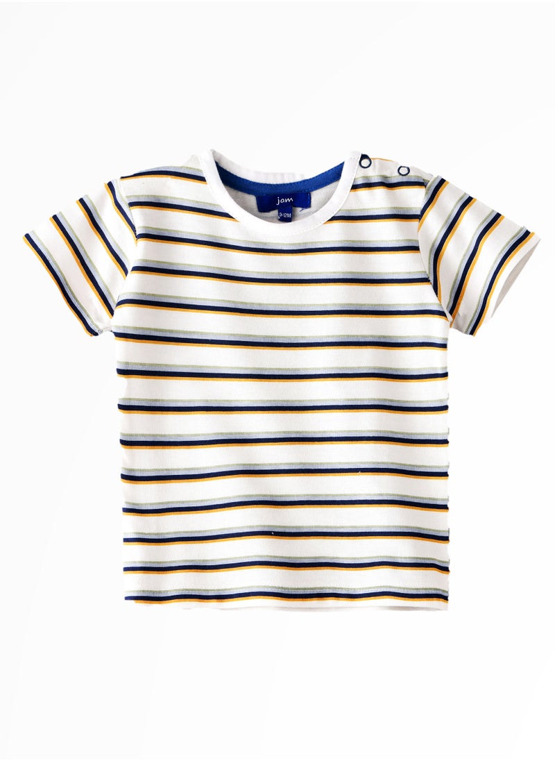 JAM Boys' Short-Sleeve Cotton Tees for Spring & Summer | Playful Prints  - Image 1