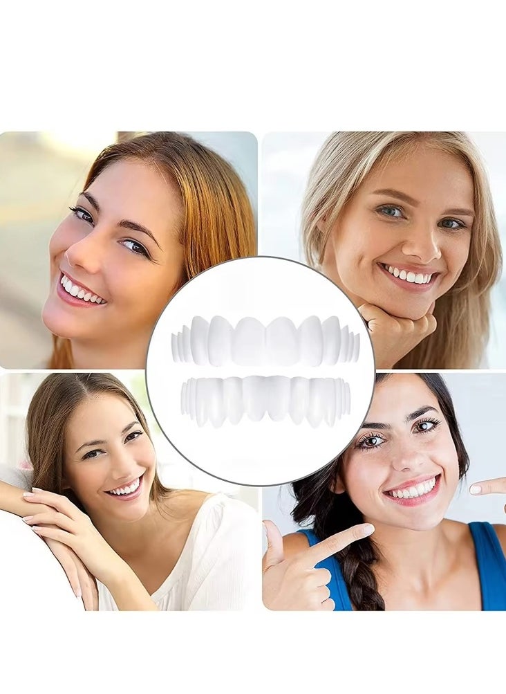 SNAP-ON - Adjustable Snap On Dentures, Temporary Teeth Repair Kit Correct Denture Alignment For Temporary Teeth Replacement - Image 1