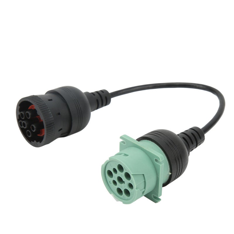 9Pin To 6Pin Diagnostic Cable ABS Metal J1939 To J1708 Cable - Plug And Play Truck Diagnostic Connector for Repair Maintenance - Image 2