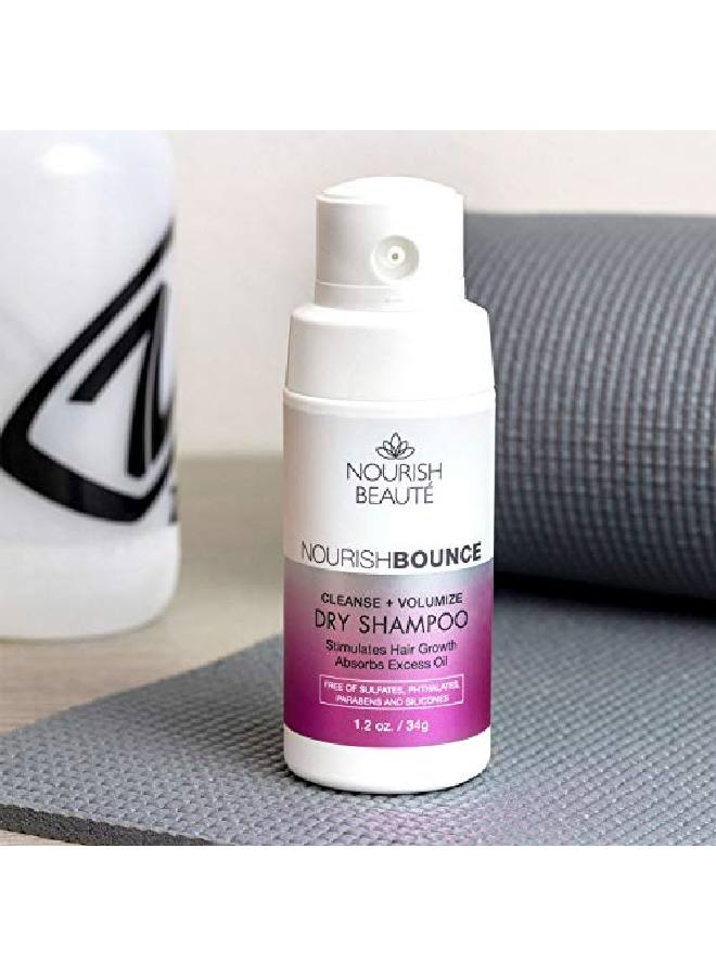 Nourish Beaute Dry Shampoo For Hair Loss That Promotes Hair Regrowth Volume And Thickening Clean Beauty With Rice Starch Antioxidants And Extracts For Men And Women 1 12Oz Bottle White  - Image 4