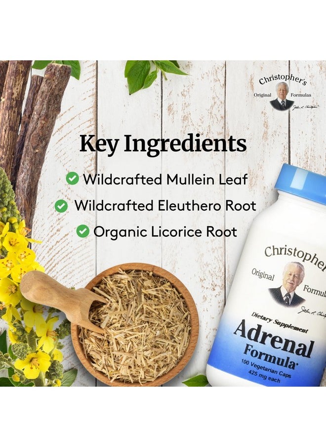 Christopher's Original Formulas Christopher's Original Formulas Adrenal Formula for Stress Support - Adrenal Support Supplements - Natural Cortisol Manager  - Image 4