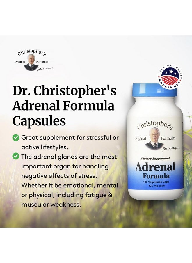 Christopher's Original Formulas Christopher's Original Formulas Adrenal Formula for Stress Support - Adrenal Support Supplements - Natural Cortisol Manager  - Image 5
