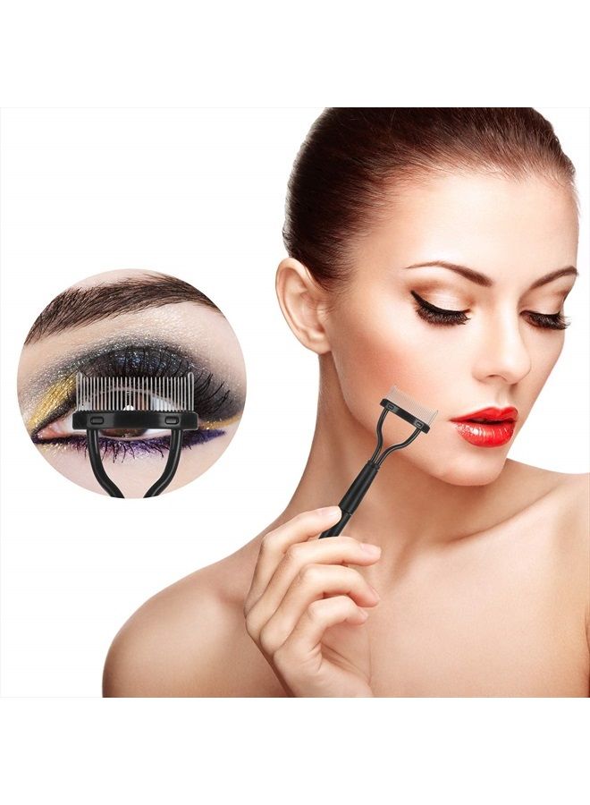 BTYMS 4 Pcs Eyelash Separator Metal Teeth Mascara Comb Eyelash Definer Lash Separator Tool - Image 5