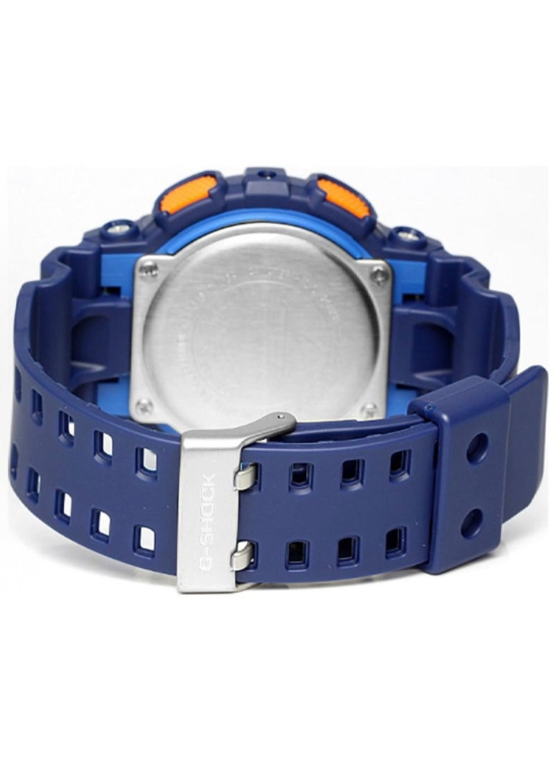 CASIO - CASIO Sports Waterproof and Shockproof Watch GA-110 Blue-Green - Image 1