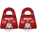 Newdoar NewDoar Micro Mobile Single Pulley,20kN(4500 lb) Max Rope 1/2in for Rigging Arborist Climbing Rescue,CE Certified(20KN - Image 2