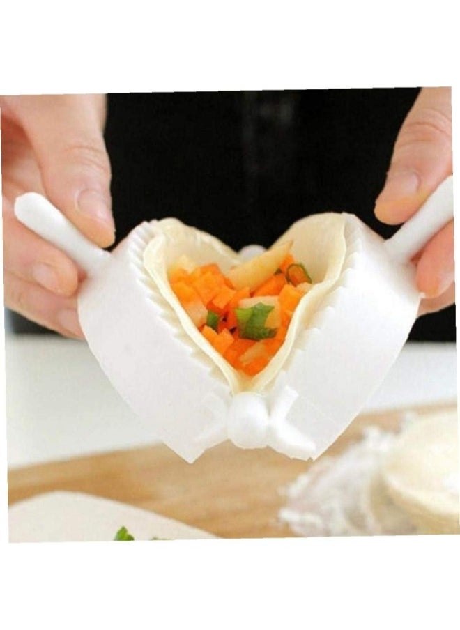silvercnc - Dough Press Empanada Kitchen Cooking Pastry Dumpling Molds Maker Jiaozi Home Mould 3 Size 3 PCS Pie White Plastic - Image 1