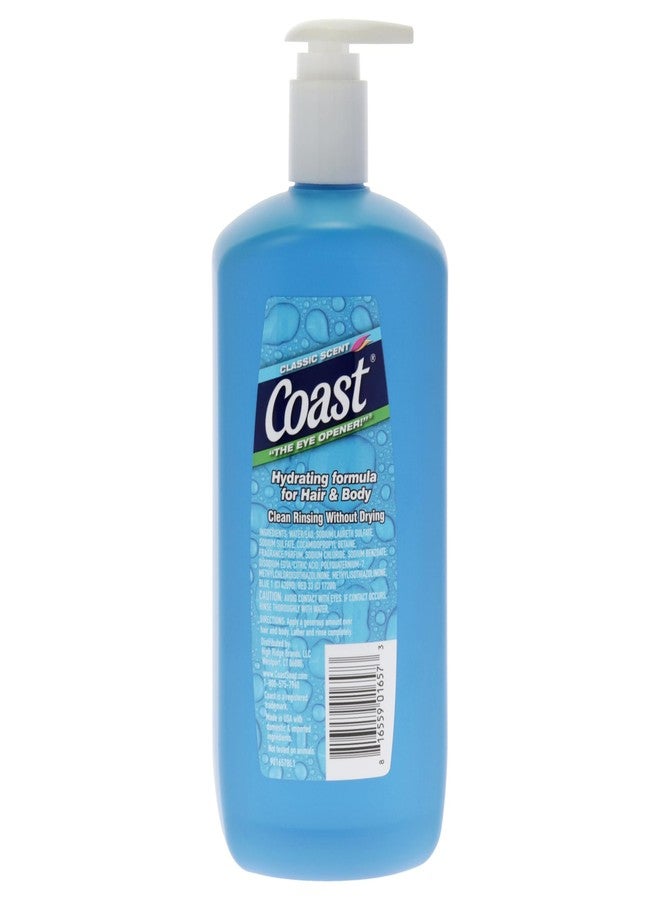 Coast 2-in-1 Hair and Body Wash - Rich Foamy Lather - Clean Rinsing Formula without Drying Out Skin - Dual Action - No Parabens or Phthalates - 18 oz - Image 2