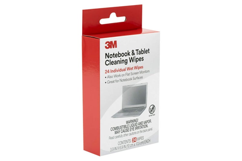 3M Notebook Screen Cleaning Wipes, 3.9 x 6.9 Inches (CL630), White, 24 individual wet wipes (Packaging may vary) - Image 2