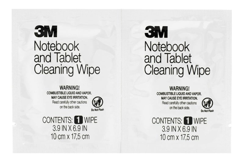 3M Notebook Screen Cleaning Wipes, 3.9 x 6.9 Inches (CL630), White, 24 individual wet wipes (Packaging may vary) - Image 5