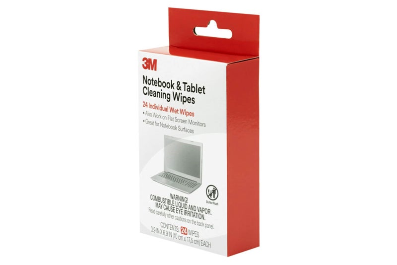 3M Notebook Screen Cleaning Wipes, 3.9 x 6.9 Inches (CL630), White, 24 individual wet wipes (Packaging may vary) - Image 3