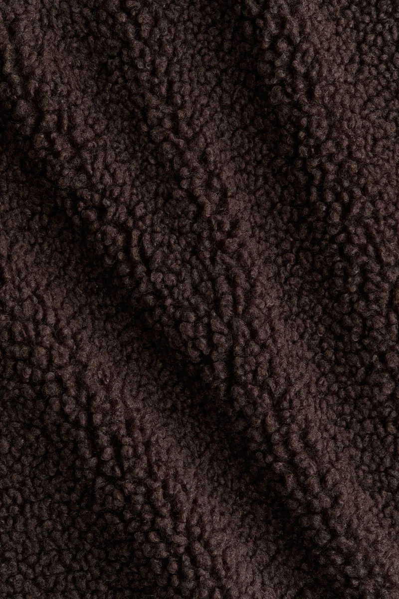 اتش اند ام جاكيت من نسيج تيدي