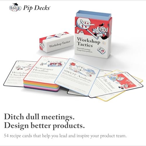 Pip Decks Workshop Tactics Official 54-Card Deck for Running Effective Workshops and Team Sessions - Image 2