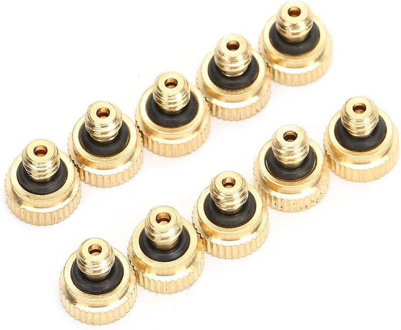 فوهة رش نحاسية 10 قطع مع ختم حلقة O للتبريد الخارجي وترطيب الصوبات الزراعية - Image 2