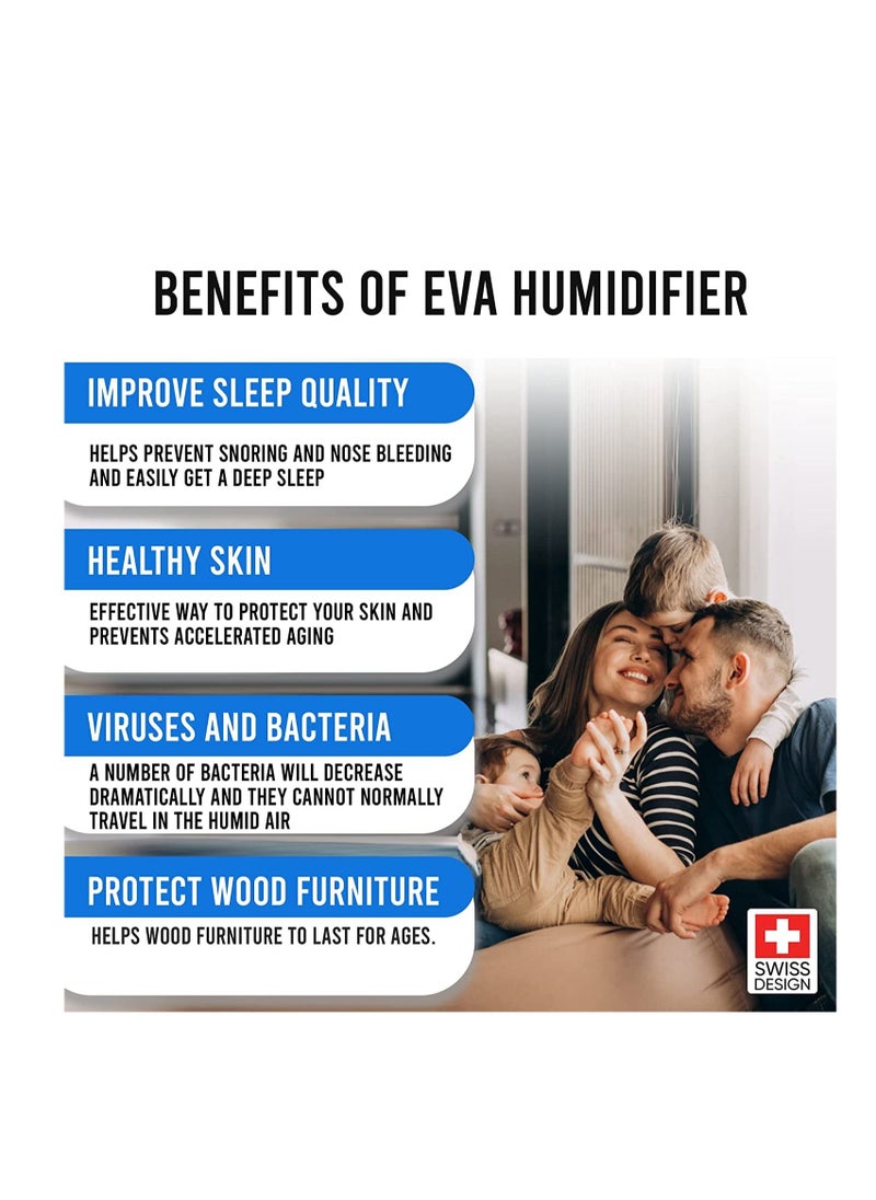 Stadler Form - Stadler Form Eva Humidifier 6.3L Ultrasonic Humidifier with Oil Diffuser, Hot and Cold Mist, Remote Control and Sensor, Hygrometer, and Night Mode - For Big Rooms up to 80m², 2 Years Warranty - Image 1