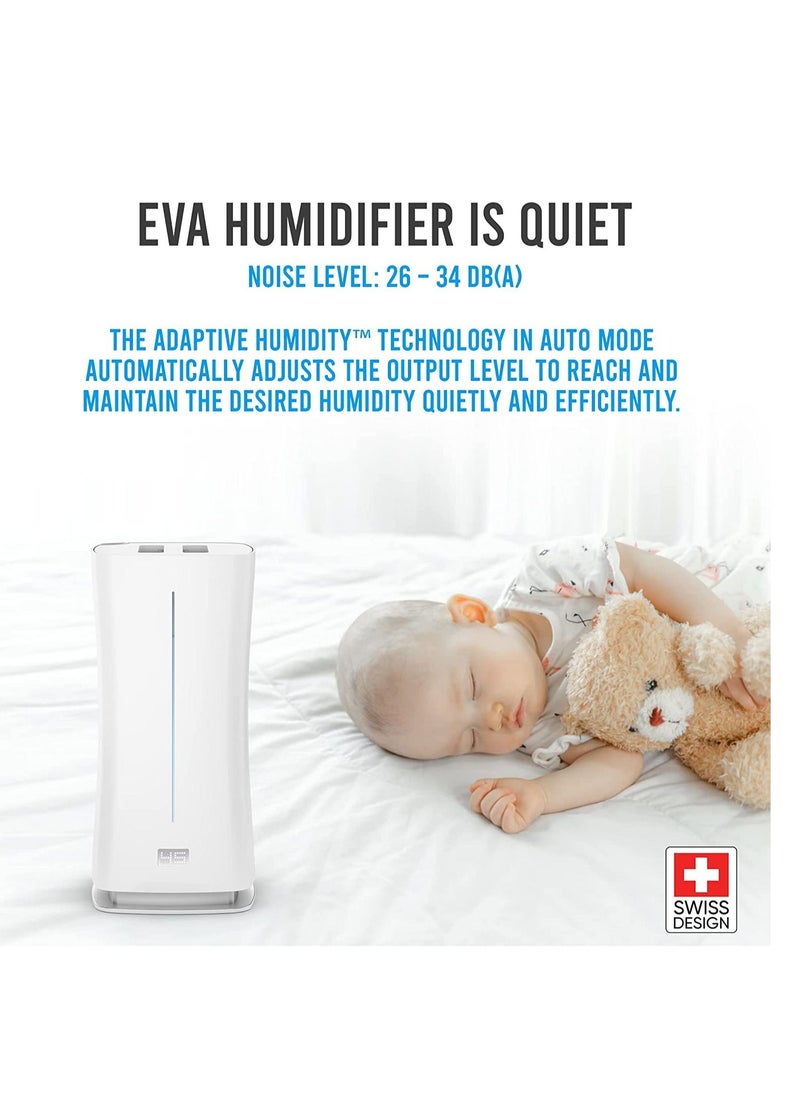 Stadler Form - Stadler Form Eva Humidifier 6.3L Ultrasonic Humidifier with Oil Diffuser, Hot and Cold Mist, Remote Control and Sensor, Hygrometer, and Night Mode - For Big Rooms up to 80m², 2 Years Warranty - Image 1