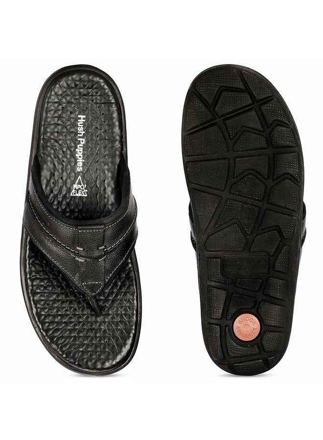 Hush Puppies Men's CHARLES THONG E (8746007_BLACK_9 UK) - Image 4