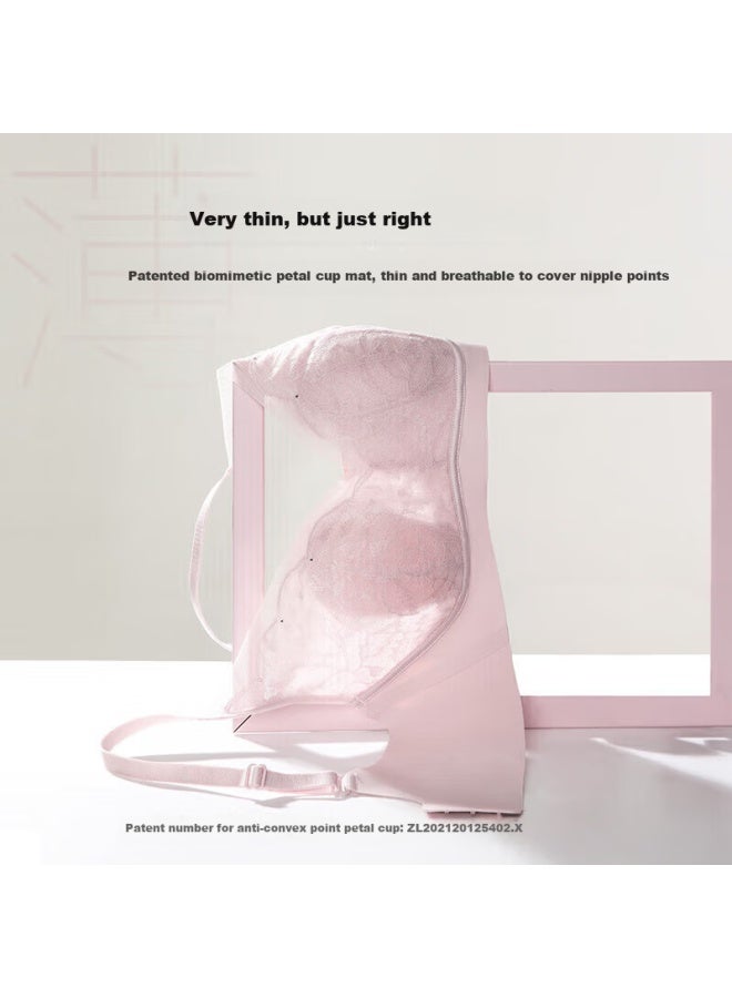 Aimer "oxygen Little Petals" Gift Box Thin Style Wire-free Lace Soft Support Bra And Panty Set - Image 1