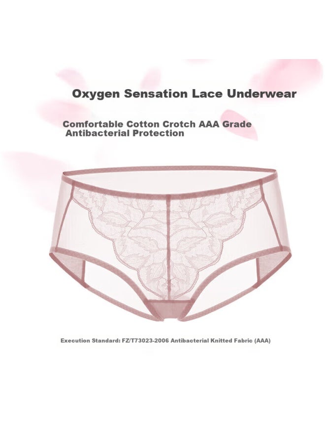 Aimer "oxygen Little Petals" Gift Box Thin Style Wire-free Lace Soft Support Bra And Panty Set - Image 5