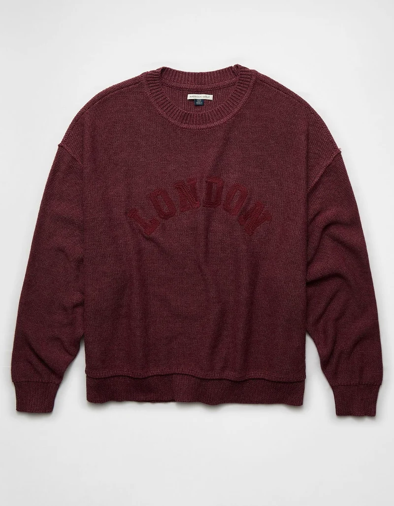 AE Oversized Crew Neck Sweater
