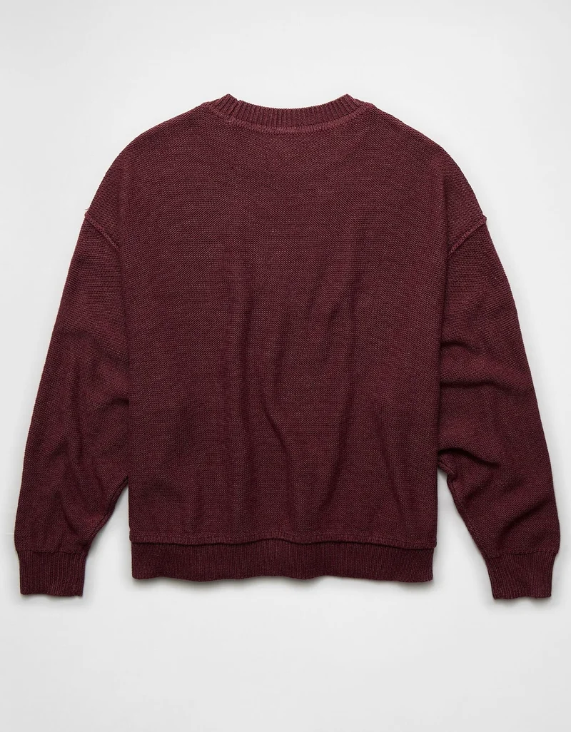 American Eagle  AE Oversized Crew Neck Sweater  | Best Price UAE