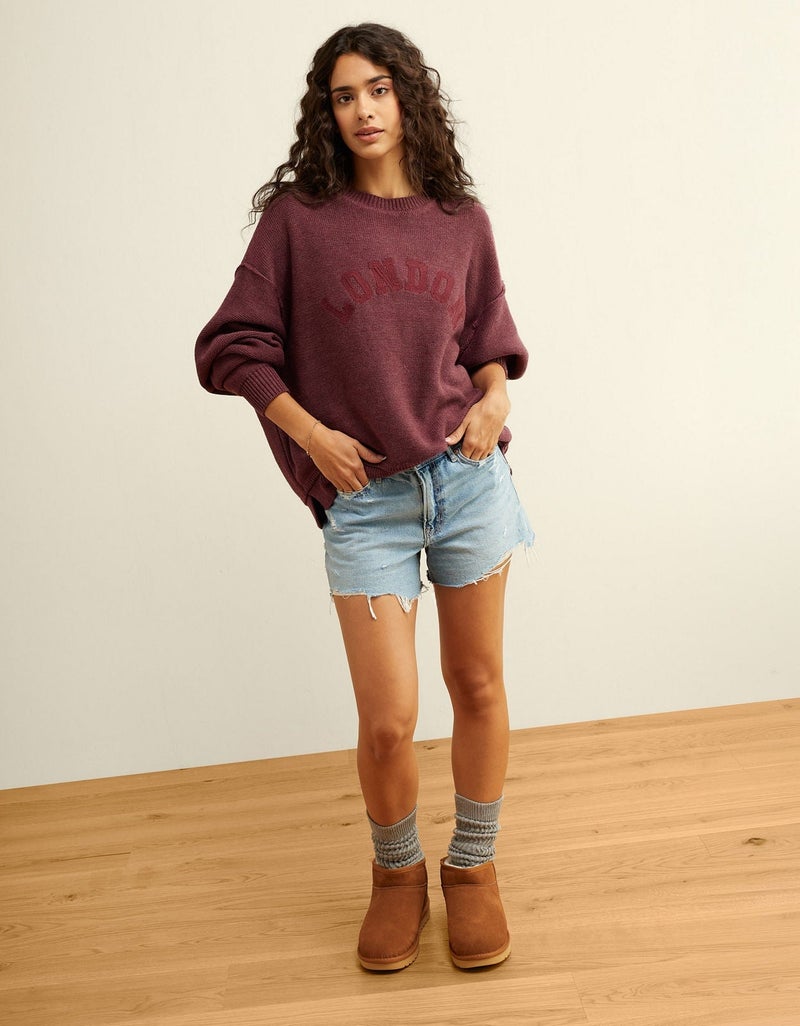 American Eagle AE Oversized Crew Neck Sweater - Image 1