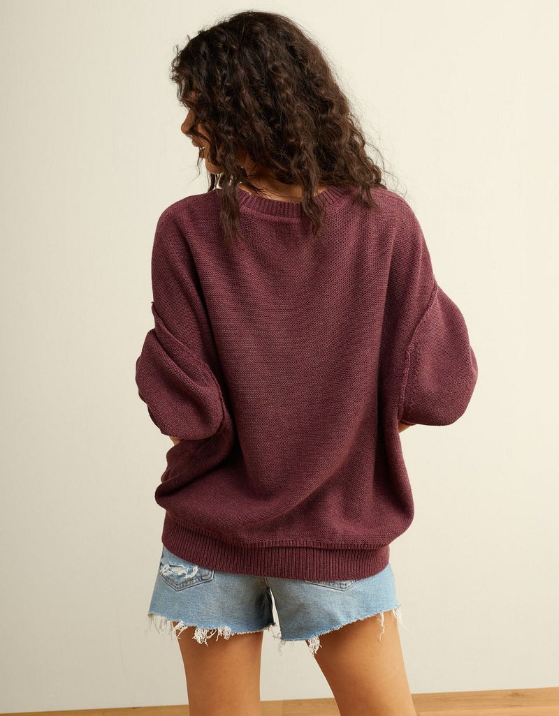 American Eagle AE Oversized Crew Neck Sweater - Image 2