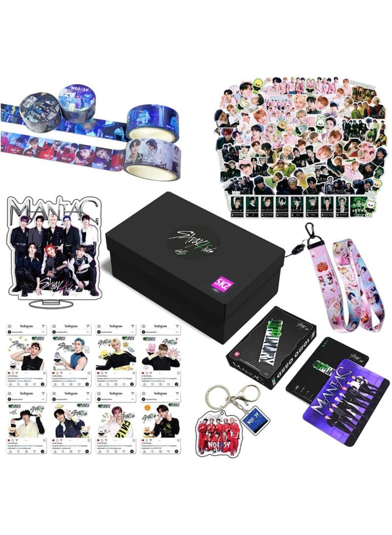 general SKZ Goods Set Lucky Bag Keychain Acrylic Stand Sticker Photo Card Mobile Phone Strap Birthda, Gift KPOP Popular Korean Style - Image 1