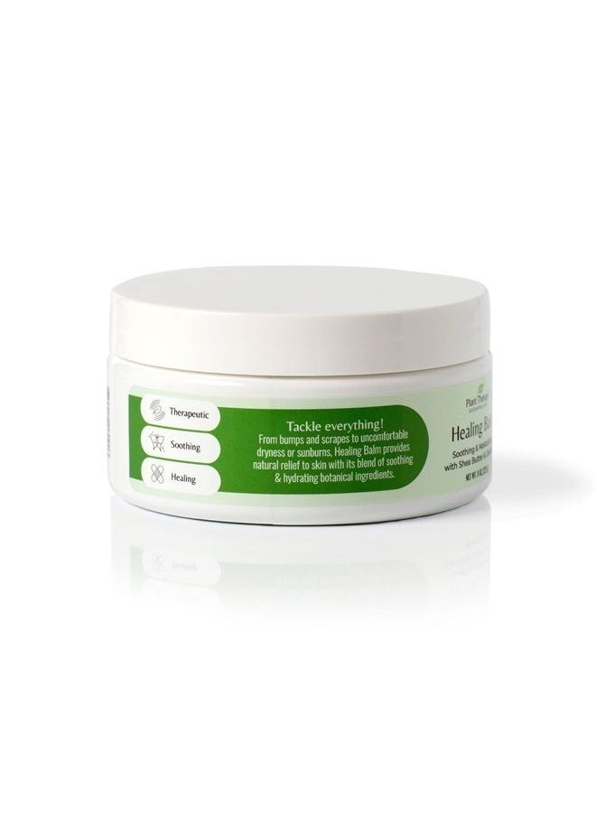 Plant Therapy Healing Balm 8 oz 100% Pure & Natural, Nutrient-Rich Botanical Formula, Soothing Ingredients: Shea Butter, Tamanu Oil, and Calendula Extract  - Image 2