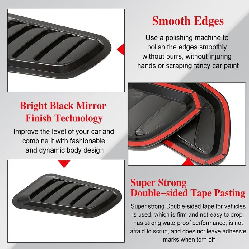 Middrivr غطاء فتحة تهوية غطاء محرك السيارة من ميدرايفر جيسورم ABS - Image 3