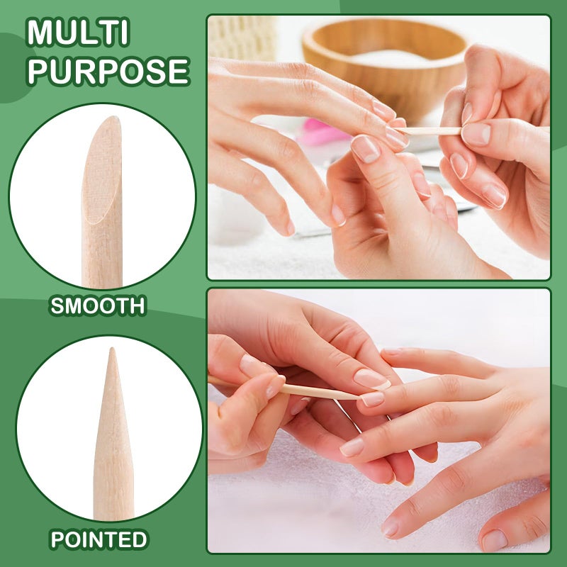 Ychelhr Wooden Wax Sticks Eyebrow Lip Nose Waxing Sticks Small Wax Spatulas Applicator Wood Craft Sticks for Hair Removal and Smooth Skin Spa and Home Usage - Image 4