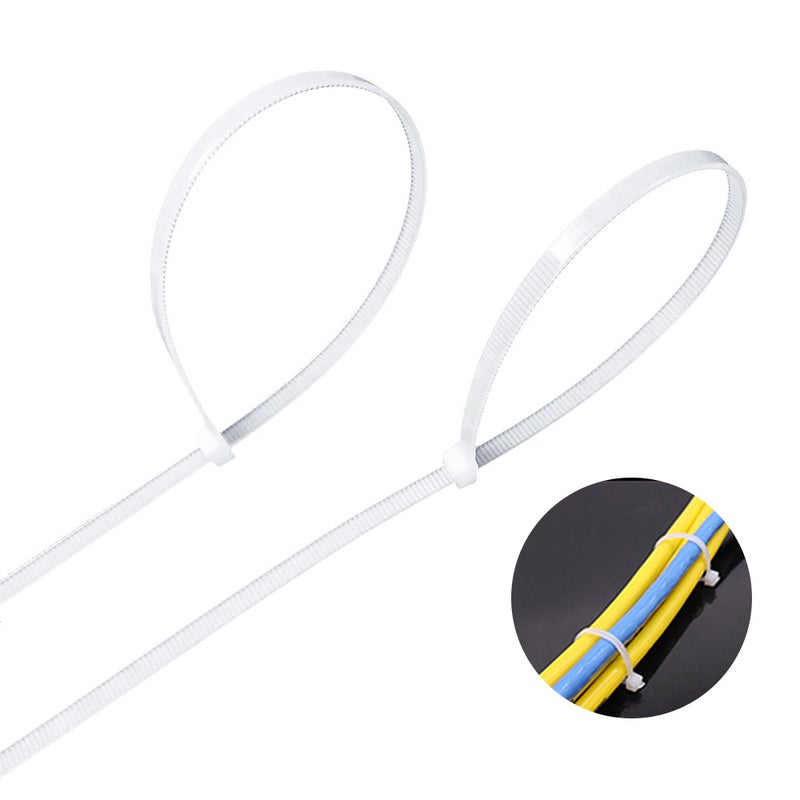 Loquat 500-Piece Portable Durable Self Locking Cable Tie Set Multicolour 13 x 8 x 11cm - Image 1