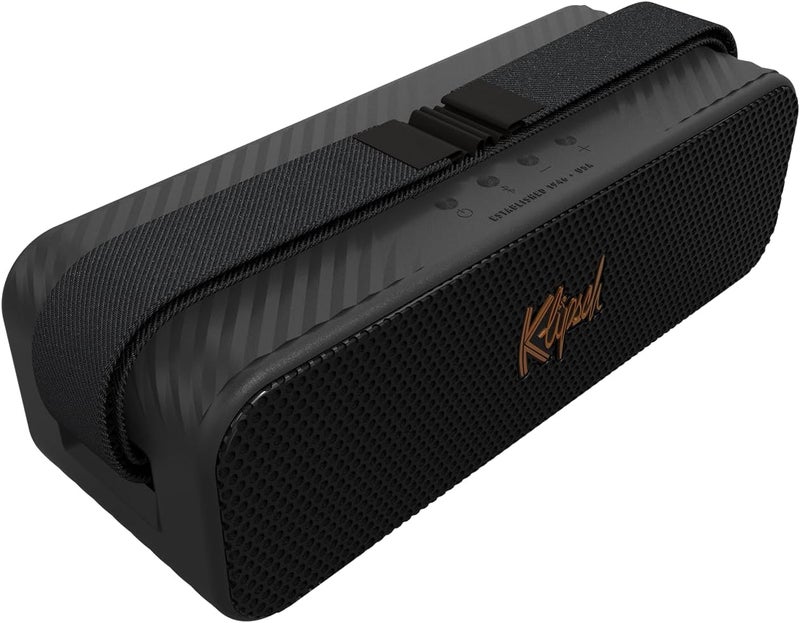 كليبشا Klipsch The Detroit Portable Bluetooth Speaker with dual 1" tweeters and 3" woofers, IP67 dust and waterproof rating, 20 hours of playtime for a premium live concert experience - Image 1