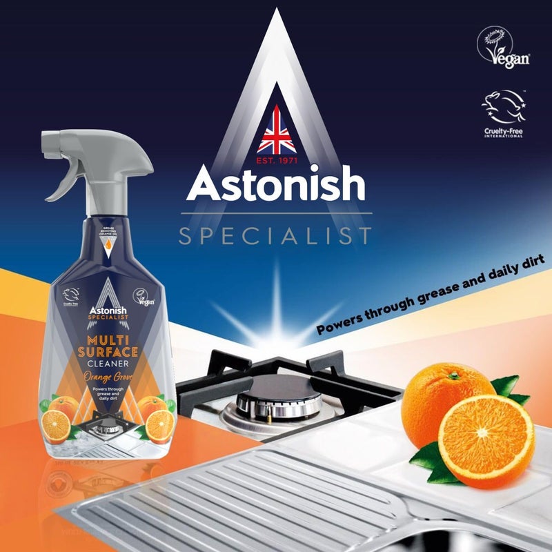 Astonish multi surface cleaner with orange oil - 750 ml - Image 5